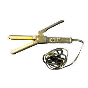 Hair straightener 1” gold and black